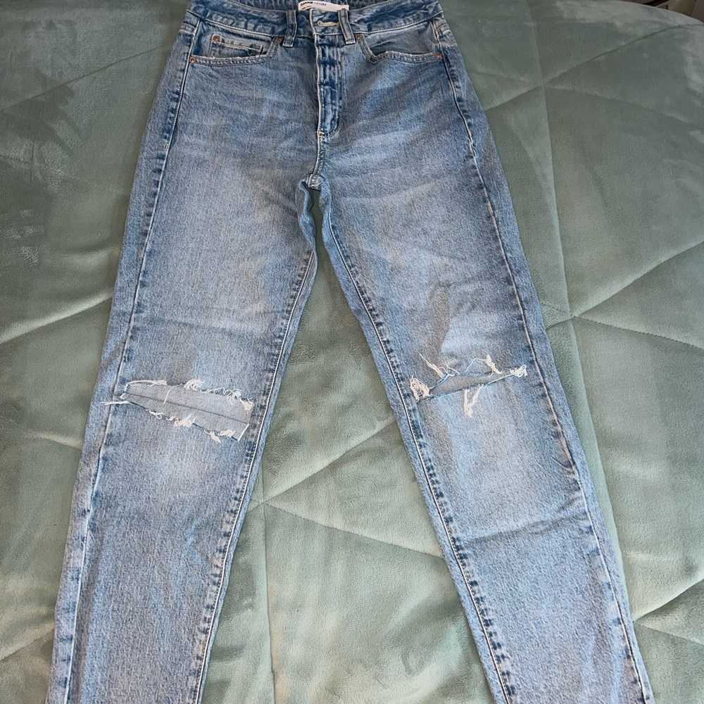 Garage Ripped Mom Jeans